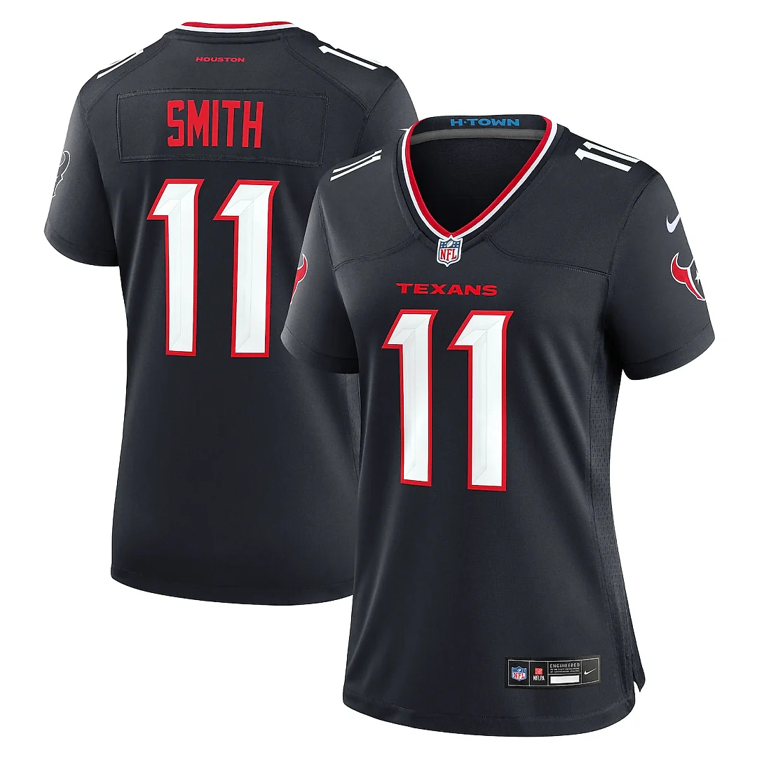 Zennovawear Tremon Smith Houston Texans Women's Team Game Jersey - Navy