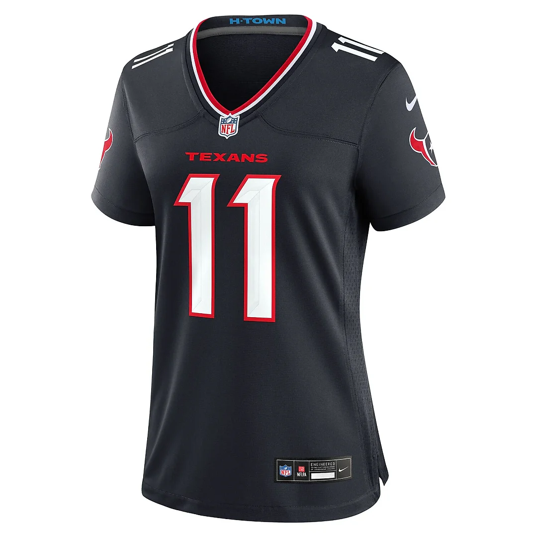 Zennovawear Tremon Smith Houston Texans Women's Team Game Jersey - Navy