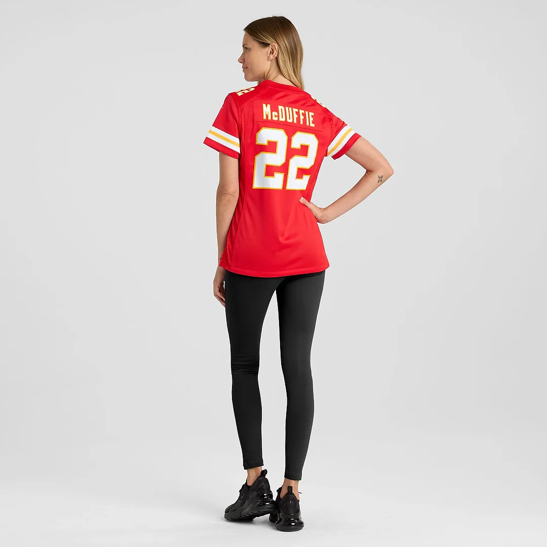 Zennovawear Trent McDuffie Kansas City Chiefs Women's Game Jersey - Red