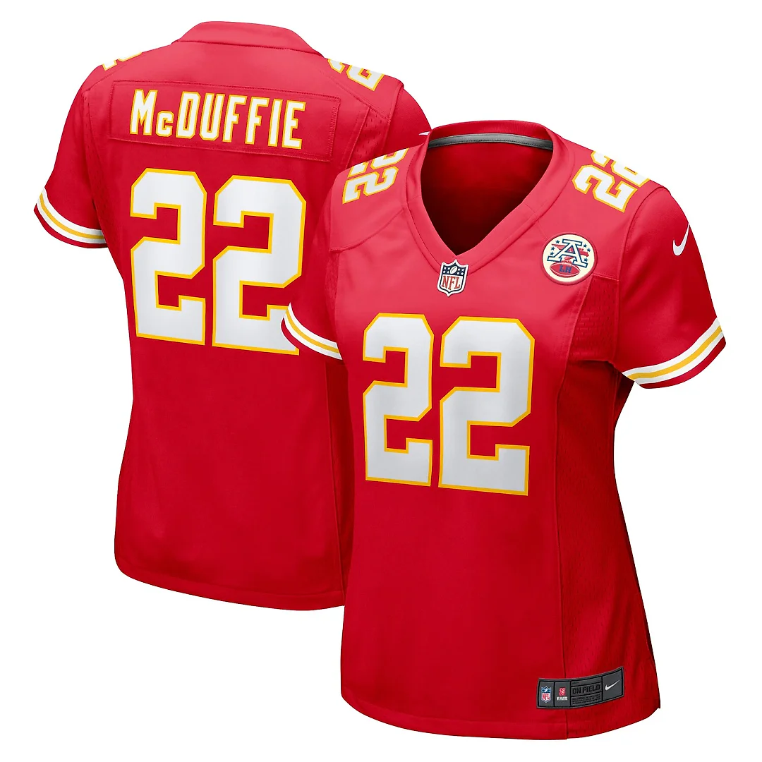 Zennovawear Trent McDuffie Kansas City Chiefs Women's Game Jersey - Red