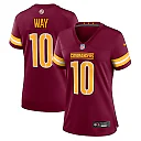 Zennovawear Tress Way Washington Commanders Women's Team Game Jersey - Burgundy