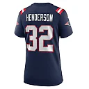Zennovawear TreVeyon Henderson New England Patriots Women's Game Jersey - Navy