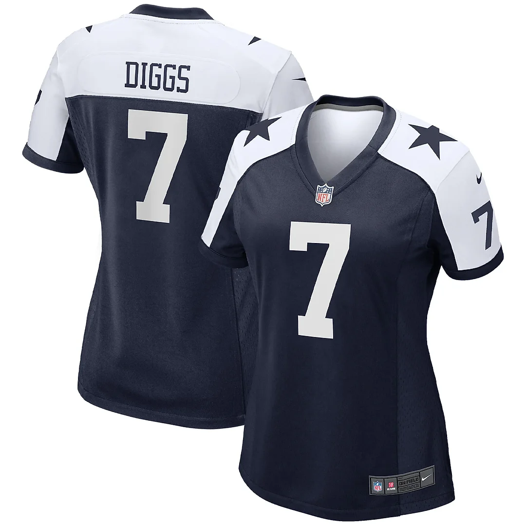 Zennovawear Trevon Diggs Dallas Cowboys Women's Alternate Game Jersey - Navy