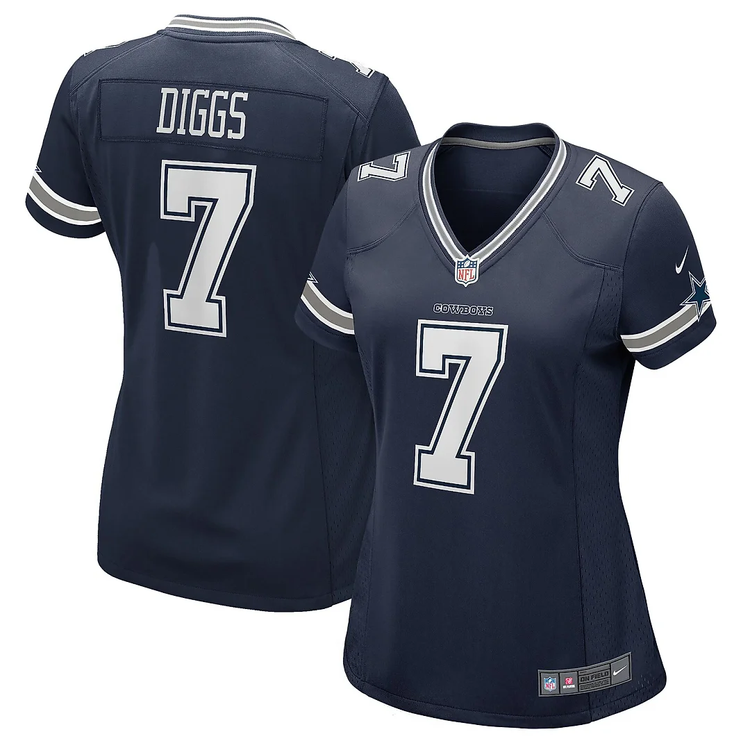 Zennovawear Trevon Diggs Dallas Cowboys Women's Game Jersey - Navy