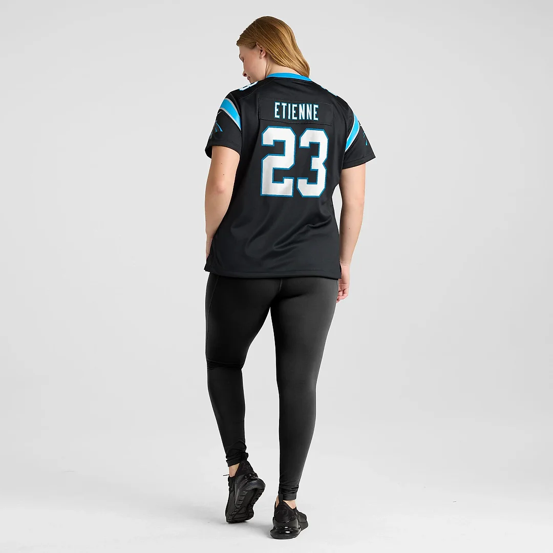 Zennovawear Trevor Etienne Carolina Panthers Women's Team Game Jersey - Black