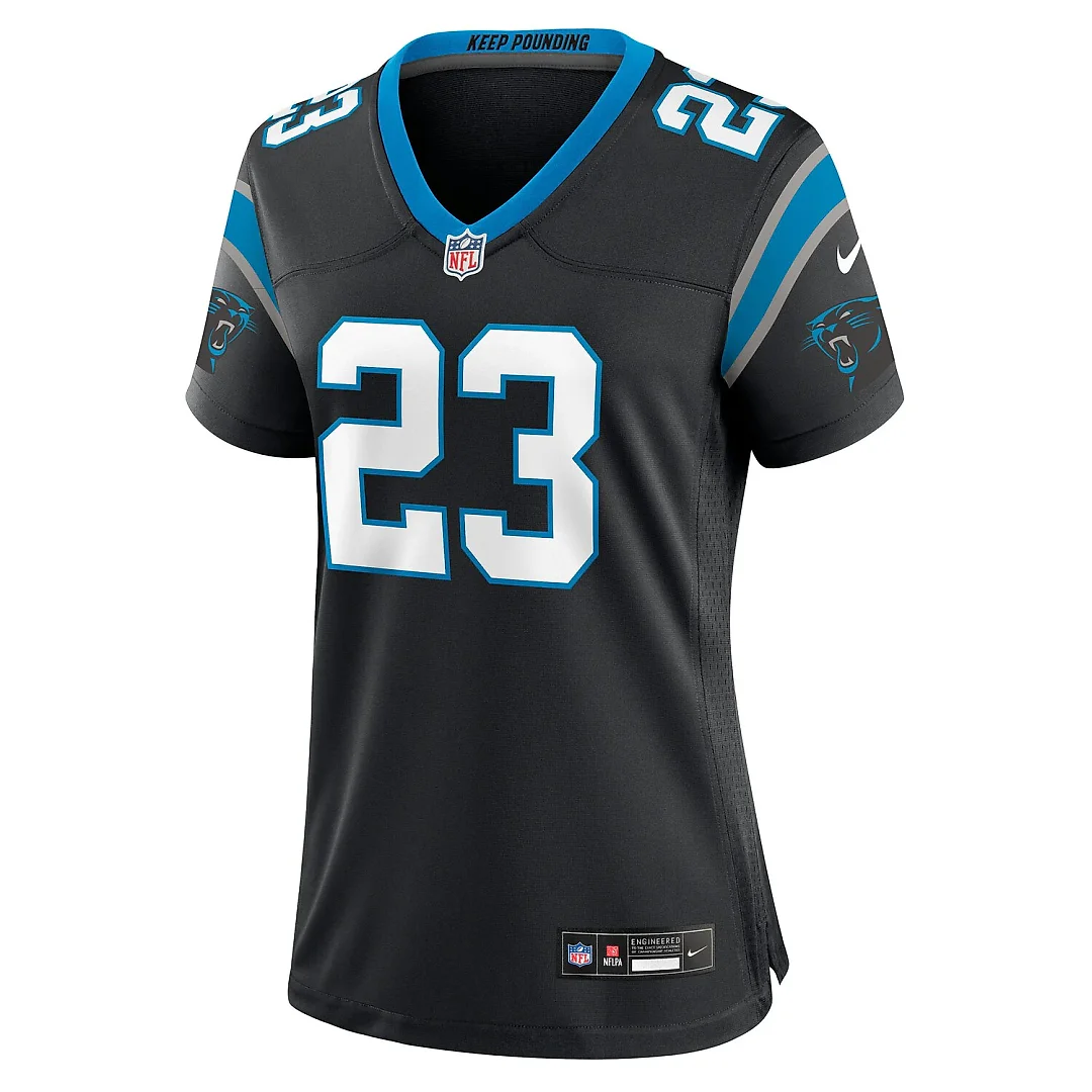 Zennovawear Trevor Etienne Carolina Panthers Women's Team Game Jersey - Black