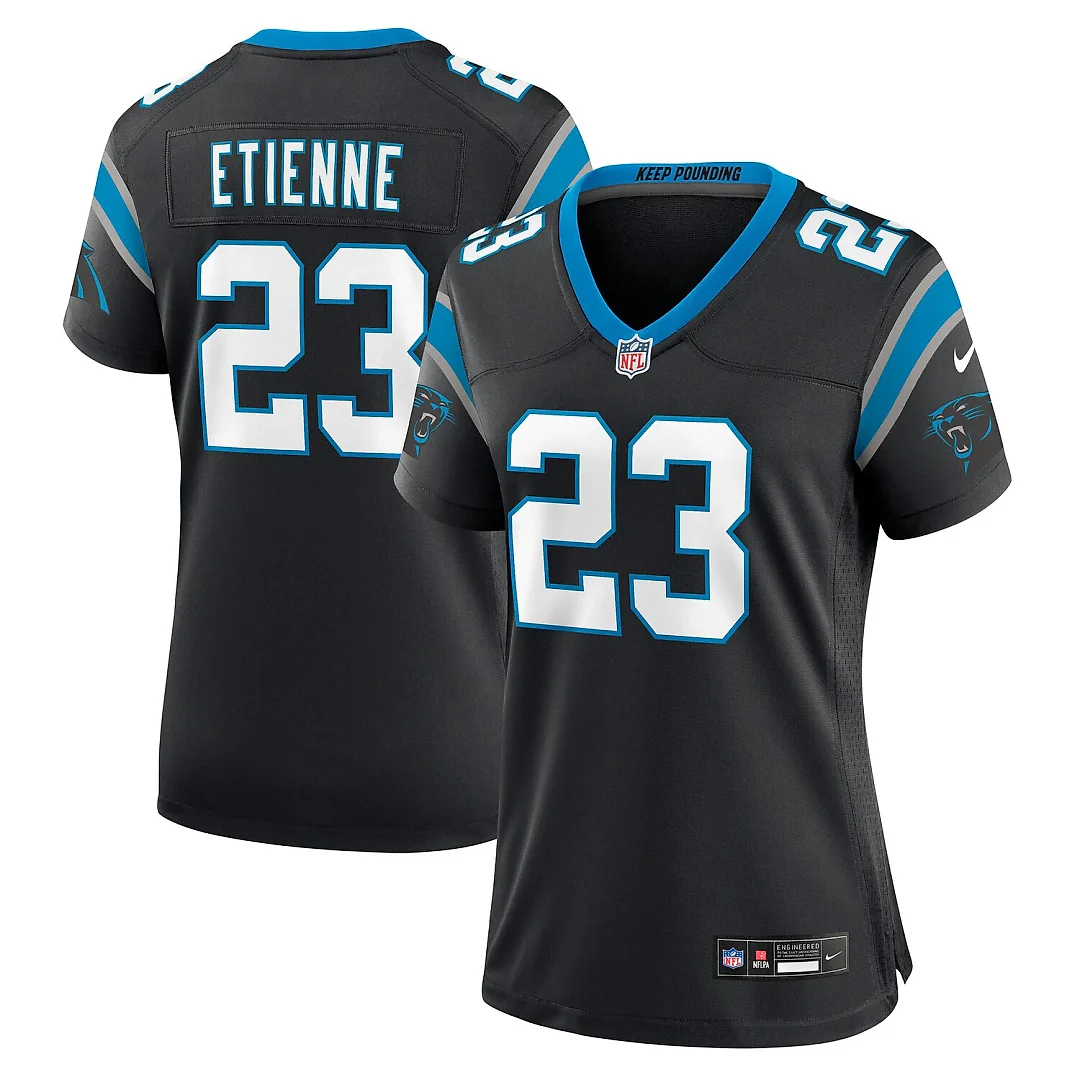 Zennovawear Trevor Etienne Carolina Panthers Women's Team Game Jersey - Black
