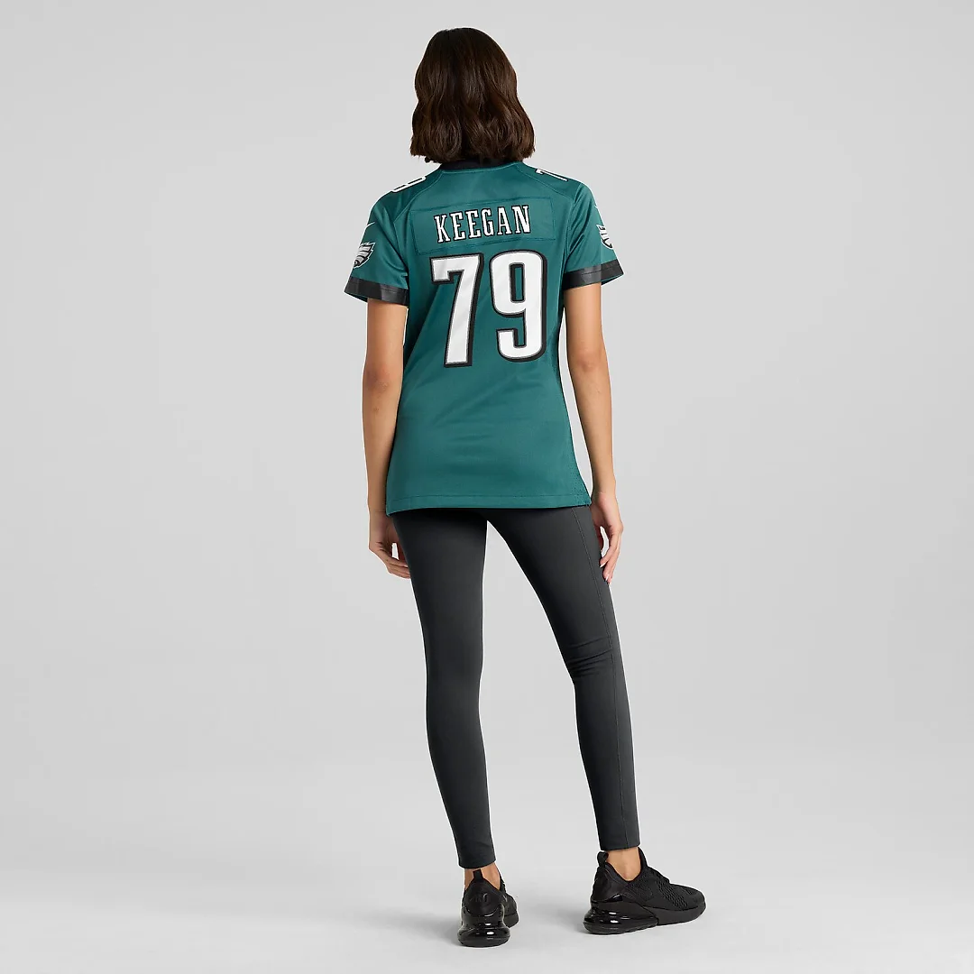 Zennovawear Trevor Keegan Philadelphia Eagles Women's Team Game Jersey - Midnight Green