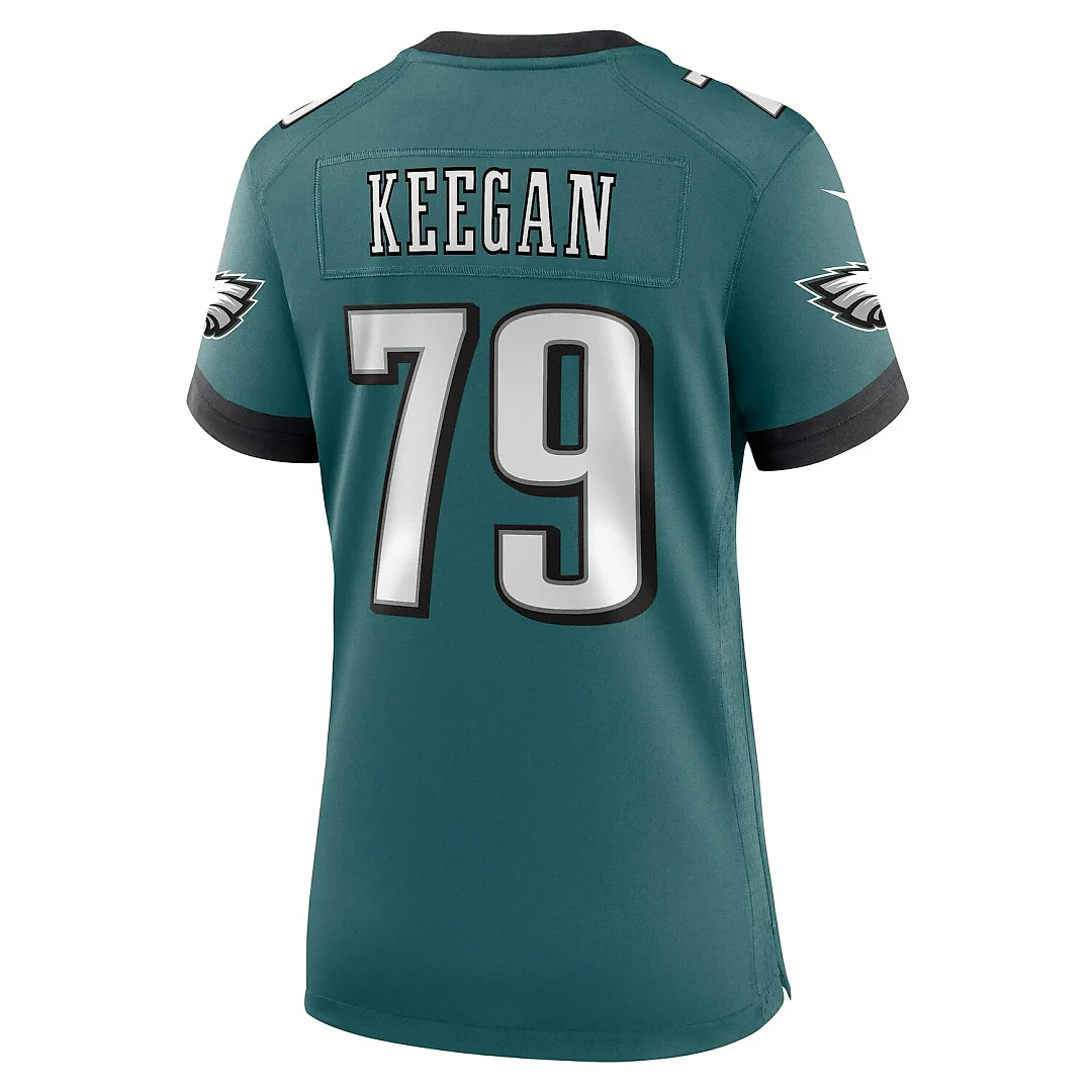 Zennovawear Trevor Keegan Philadelphia Eagles Women's Team Game Jersey - Midnight Green