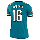 Zennovawear Trevor Lawrence Jacksonville Jaguars Women's Alternate Legend Player Performance Top - Prowler Throwback Teal