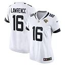 Zennovawear Trevor Lawrence Jacksonville Jaguars Women's Game Jersey - White