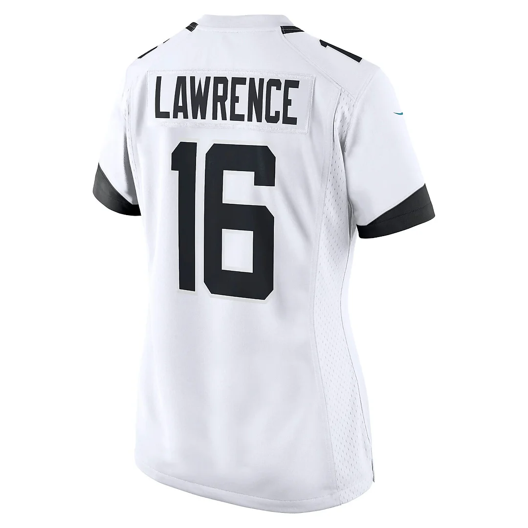 Zennovawear Trevor Lawrence Jacksonville Jaguars Women's Game Jersey - White