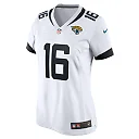 Zennovawear Trevor Lawrence Jacksonville Jaguars Women's Game Jersey - White