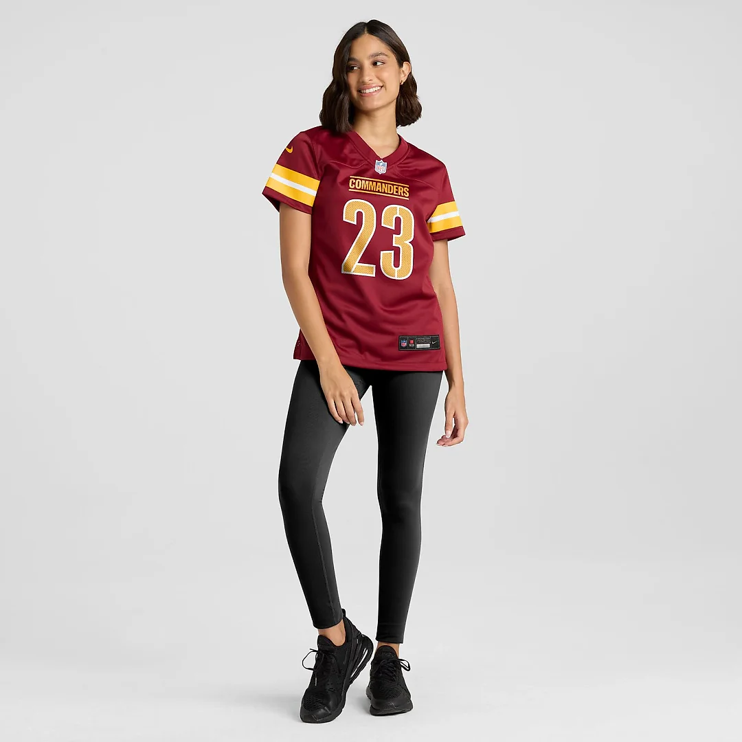 Zennovawear Trey Amos Washington Commanders Women's Team Game Jersey - Burgundy
