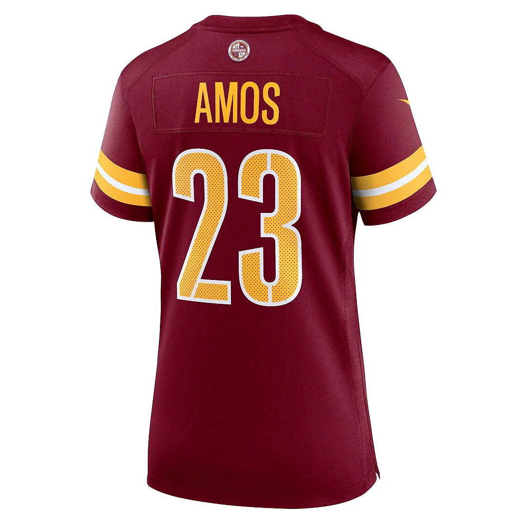 Zennovawear Trey Amos Washington Commanders Women's Team Game Jersey - Burgundy