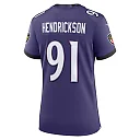 Zennovawear Trey Hendrickson Baltimore Ravens Women's Team Game Jersey - Purple