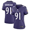 Zennovawear Trey Hendrickson Baltimore Ravens Women's Team Game Jersey - Purple