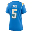 Zennovawear Trey Lance Los Angeles Chargers Women's Team Game Jersey - Powder Blue
