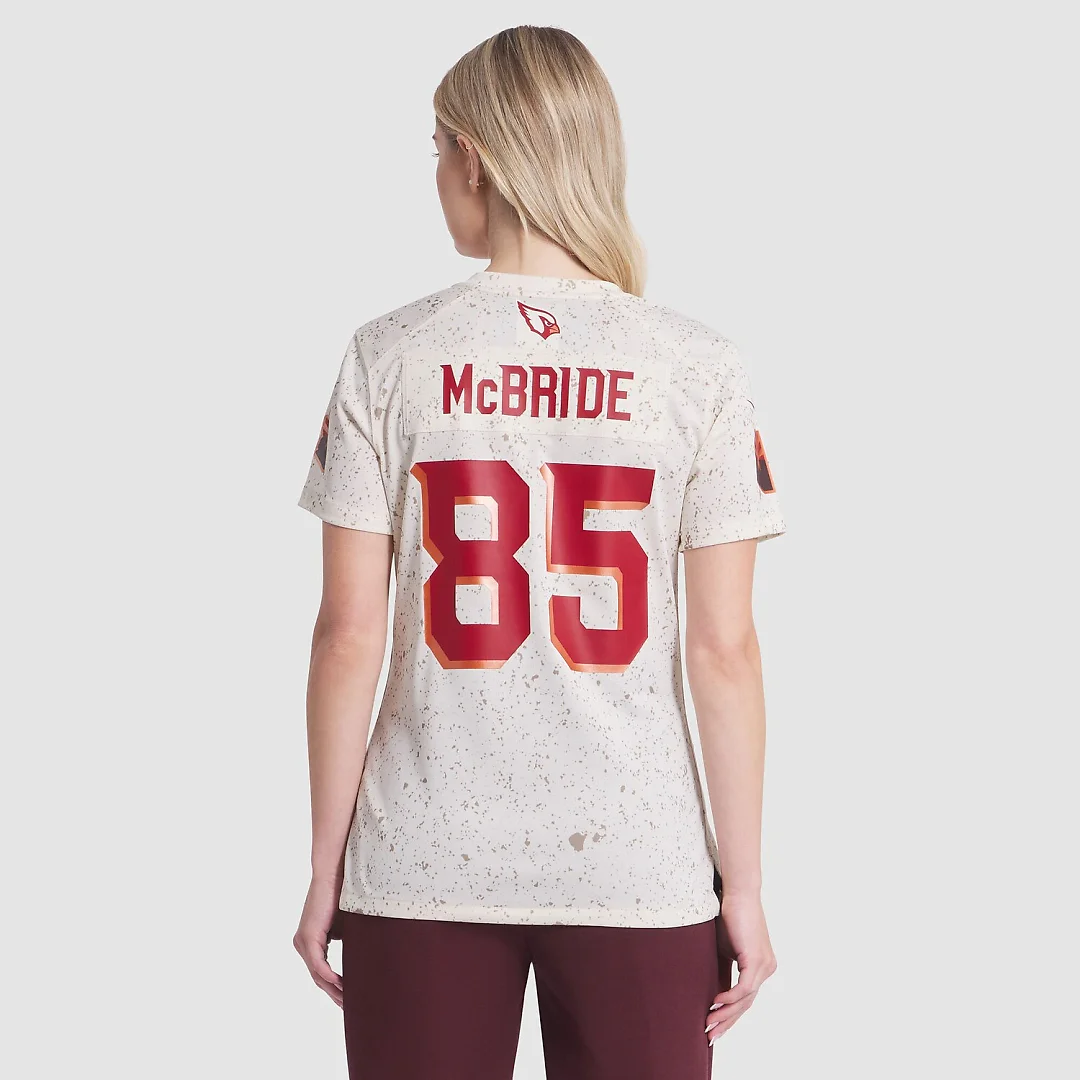 Zennovawear Trey McBride Arizona Cardinals Women's 2025 Rivalries Collection Game Jersey - Natural