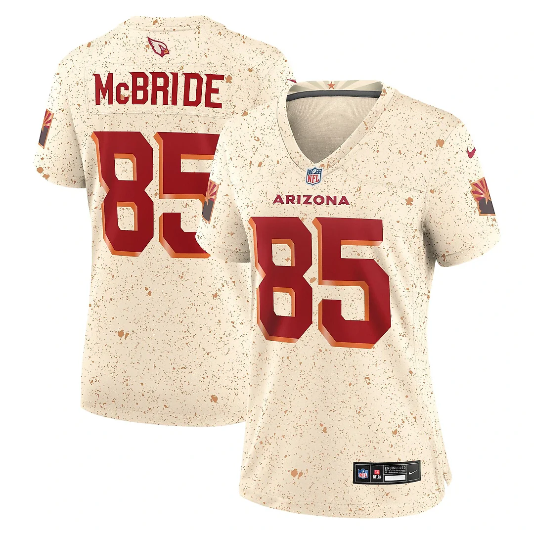 Zennovawear Trey McBride Arizona Cardinals Women's 2025 Rivalries Collection Game Jersey - Natural