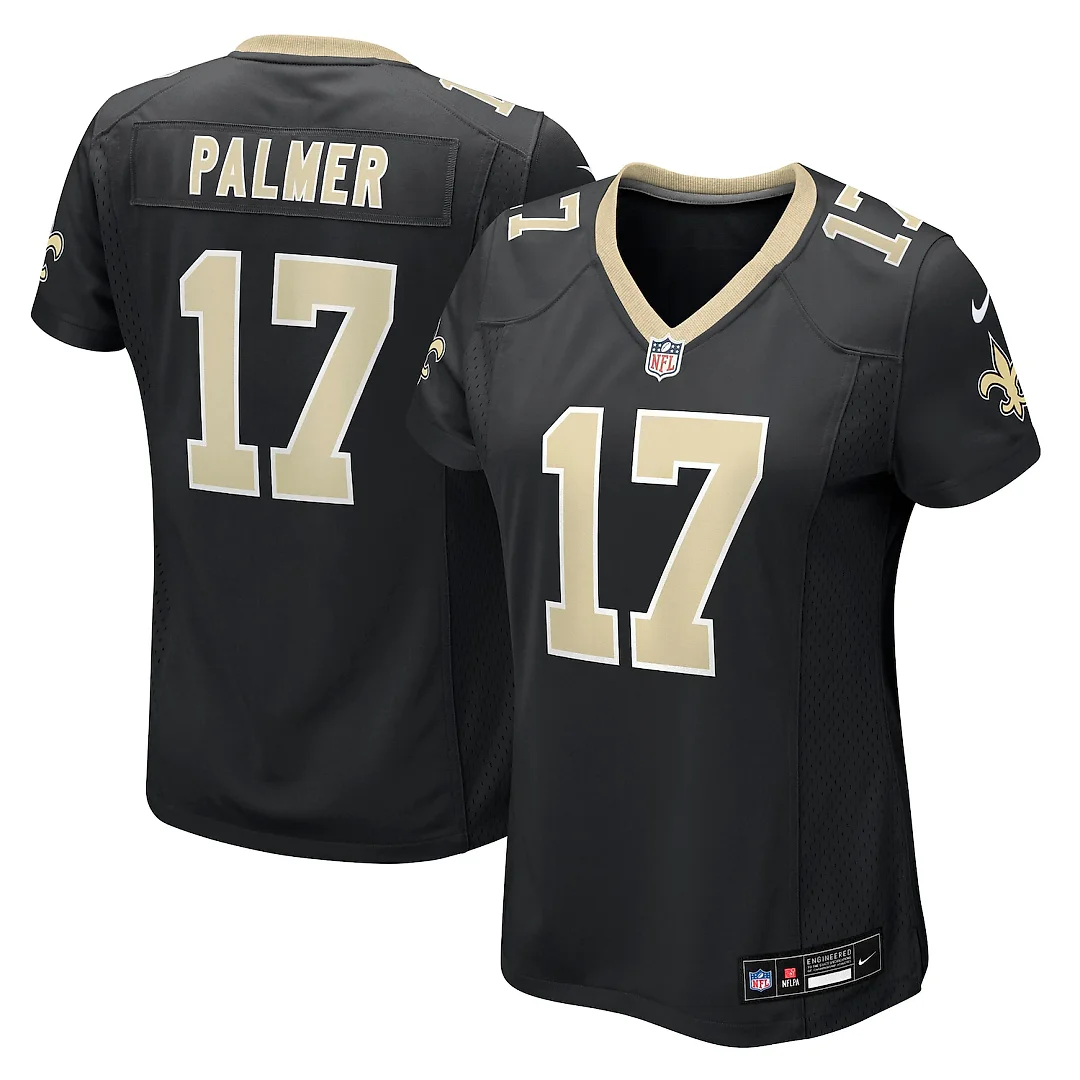 Zennovawear Trey Palmer New Orleans Saints Women's Team Game Jersey - Black