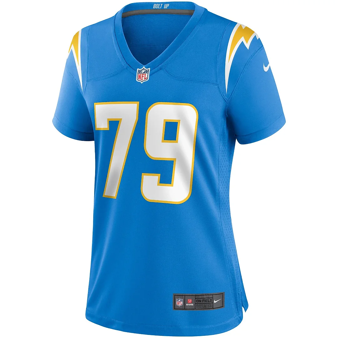 Zennovawear Trey Pipkins III Los Angeles Chargers Women's Game Jersey - Powder Blue