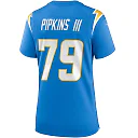 Zennovawear Trey Pipkins III Los Angeles Chargers Women's Game Jersey - Powder Blue