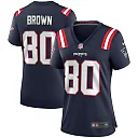 Zennovawear Troy Brown New England Patriots Women's Game Retired Player Jersey - Navy