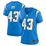 Zennovawear Troy Dye Los Angeles Chargers Women's Game Jersey - Powder Blue