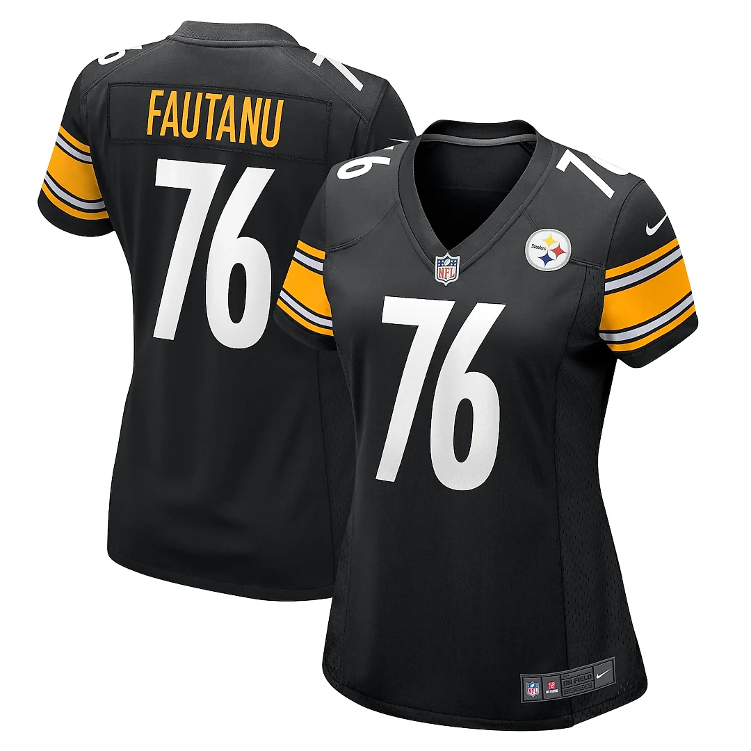 Zennovawear Troy Fautanu Pittsburgh Steelers Women's Game Jersey - Black