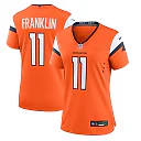 Zennovawear Troy Franklin Denver Broncos Women's Team Game Jersey - Orange