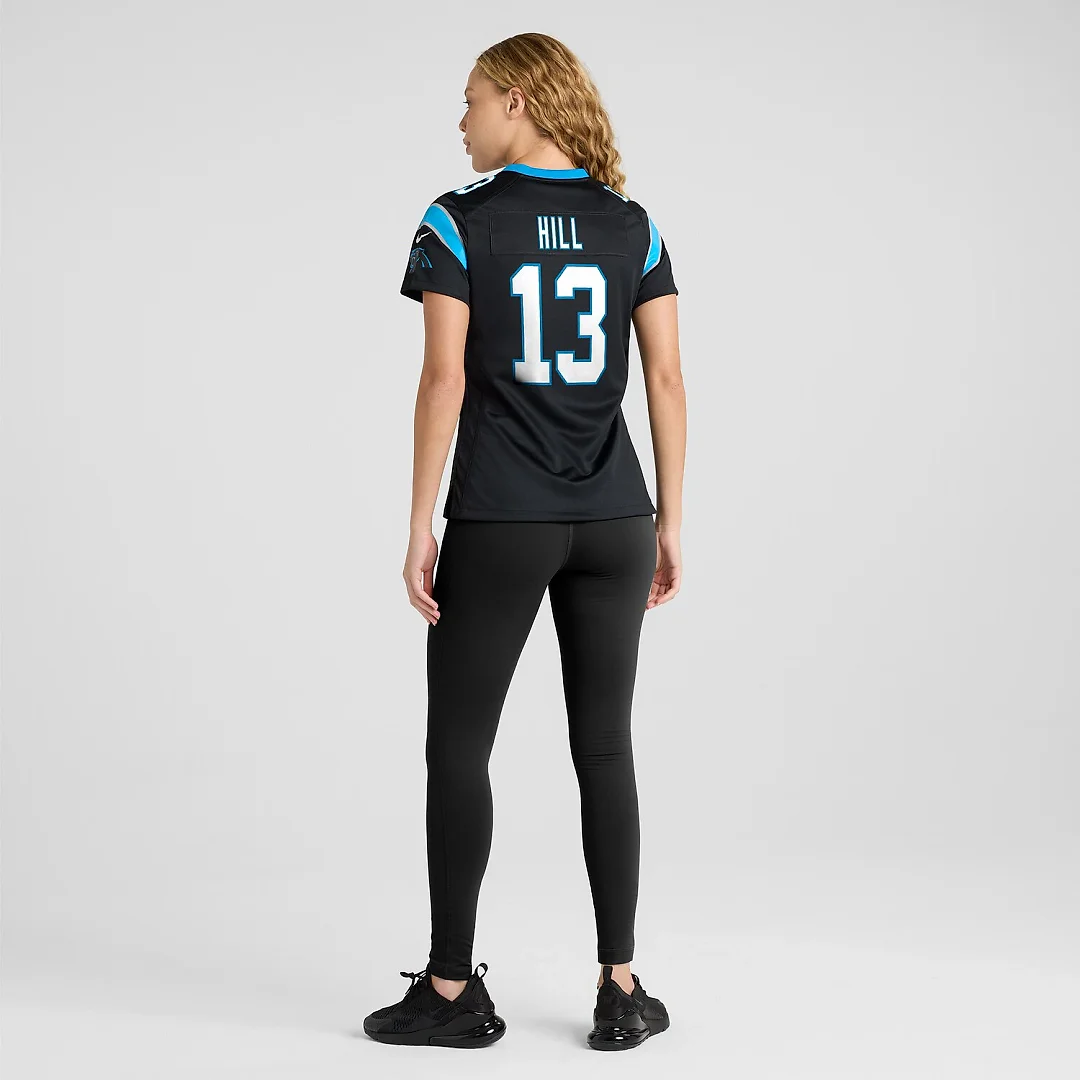 Zennovawear Troy Hill Carolina Panthers Women's Team Game Jersey - Black