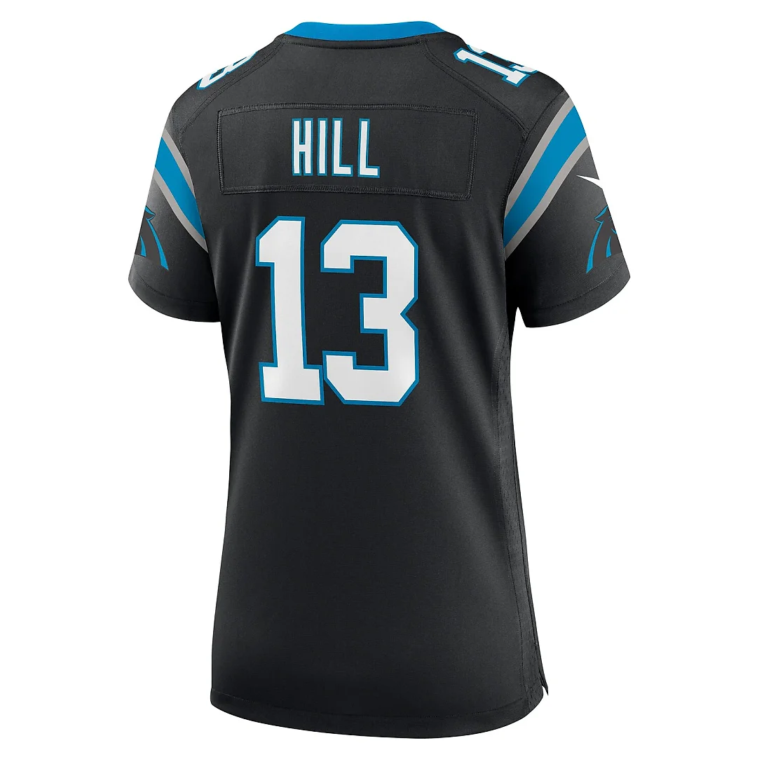 Zennovawear Troy Hill Carolina Panthers Women's Team Game Jersey - Black
