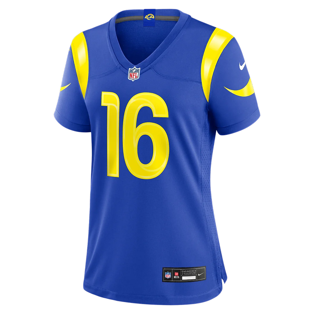 Zennovawear Tru Edwards Los Angeles Rams Women's Team Game Jersey - Royal