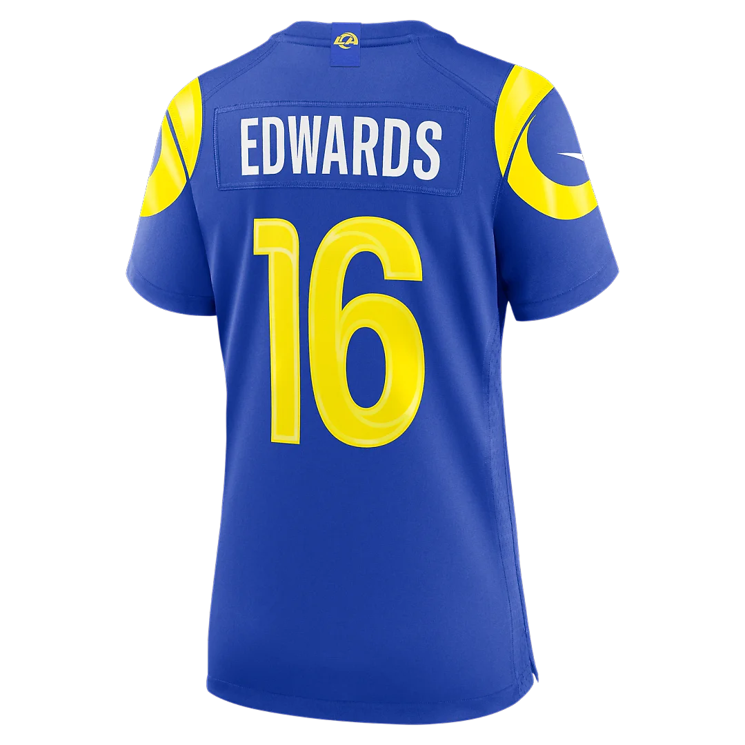 Zennovawear Tru Edwards Los Angeles Rams Women's Team Game Jersey - Royal