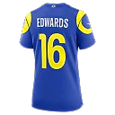 Zennovawear Tru Edwards Los Angeles Rams Women's Team Game Jersey - Royal