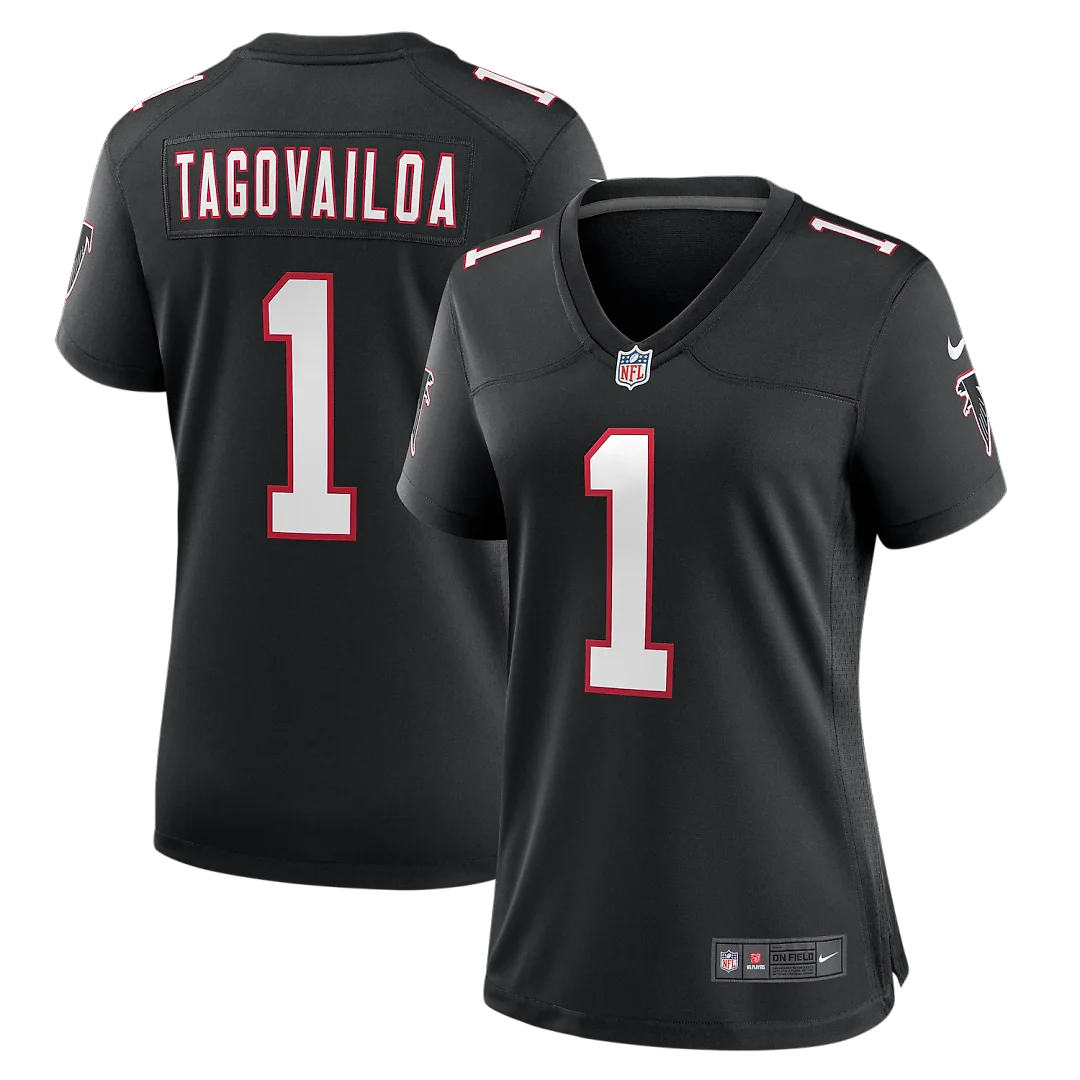 Zennovawear Tua Tagovailoa Atlanta Falcons Women's Alternate Game Jersey - Black
