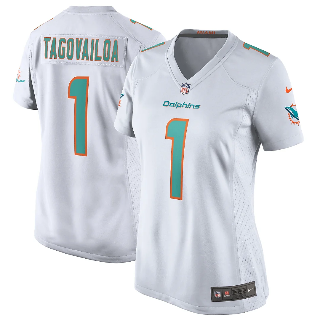 Zennovawear Tua Tagovailoa Miami Dolphins Women's Game Jersey - White