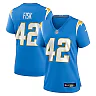 Zennovawear Tucker Fisk Los Angeles Chargers Women's Team Game Jersey - Powder Blue