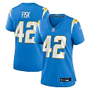 Zennovawear Tucker Fisk Los Angeles Chargers Women's Team Game Jersey - Powder Blue