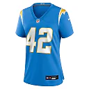 Zennovawear Tucker Fisk Los Angeles Chargers Women's Team Game Jersey - Powder Blue