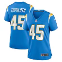 Zennovawear Tuli Tuipulotu Los Angeles Chargers Women's Team Game Jersey - Powder Blue