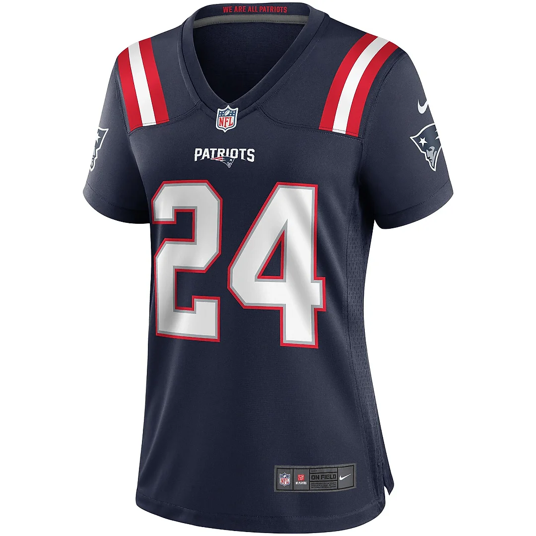 Zennovawear Ty Law New England Patriots Women's Game Retired Player Jersey - Navy