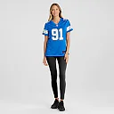Zennovawear Tyleik Williams Detroit Lions Women's Team Game Jersey - Blue