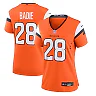 Zennovawear Tyler Badie Denver Broncos Women's Team Game Jersey - Orange