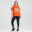 Zennovawear Tyler Badie Denver Broncos Women's Team Game Jersey - Orange