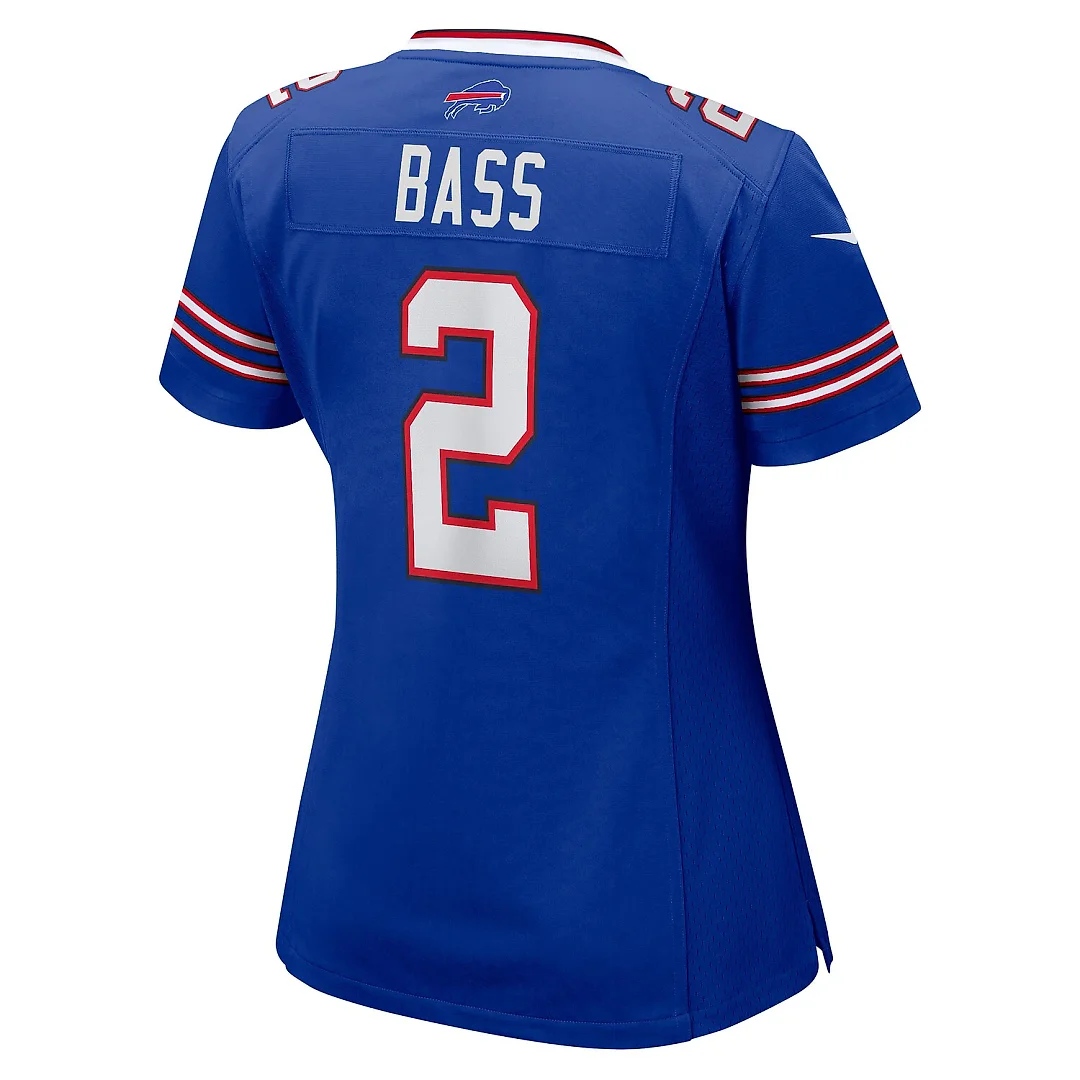 Zennovawear Tyler Bass Buffalo Bills Women's Game Jersey - Royal