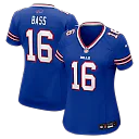 Zennovawear Tyler Bass Buffalo Bills Women's Team Game Jersey - Royal