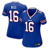 Zennovawear Tyler Bass Buffalo Bills Women's Team Game Jersey - Royal
