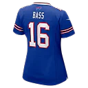 Zennovawear Tyler Bass Buffalo Bills Women's Team Game Jersey - Royal